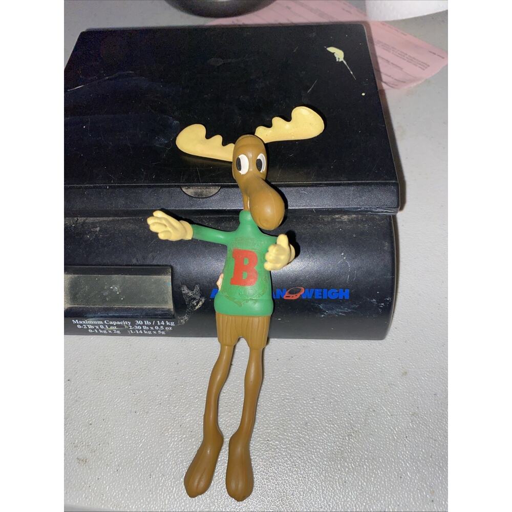 Vintage 1985 Jesco 6” Bullwinkle Poseable, Bendable And Collectable Figure